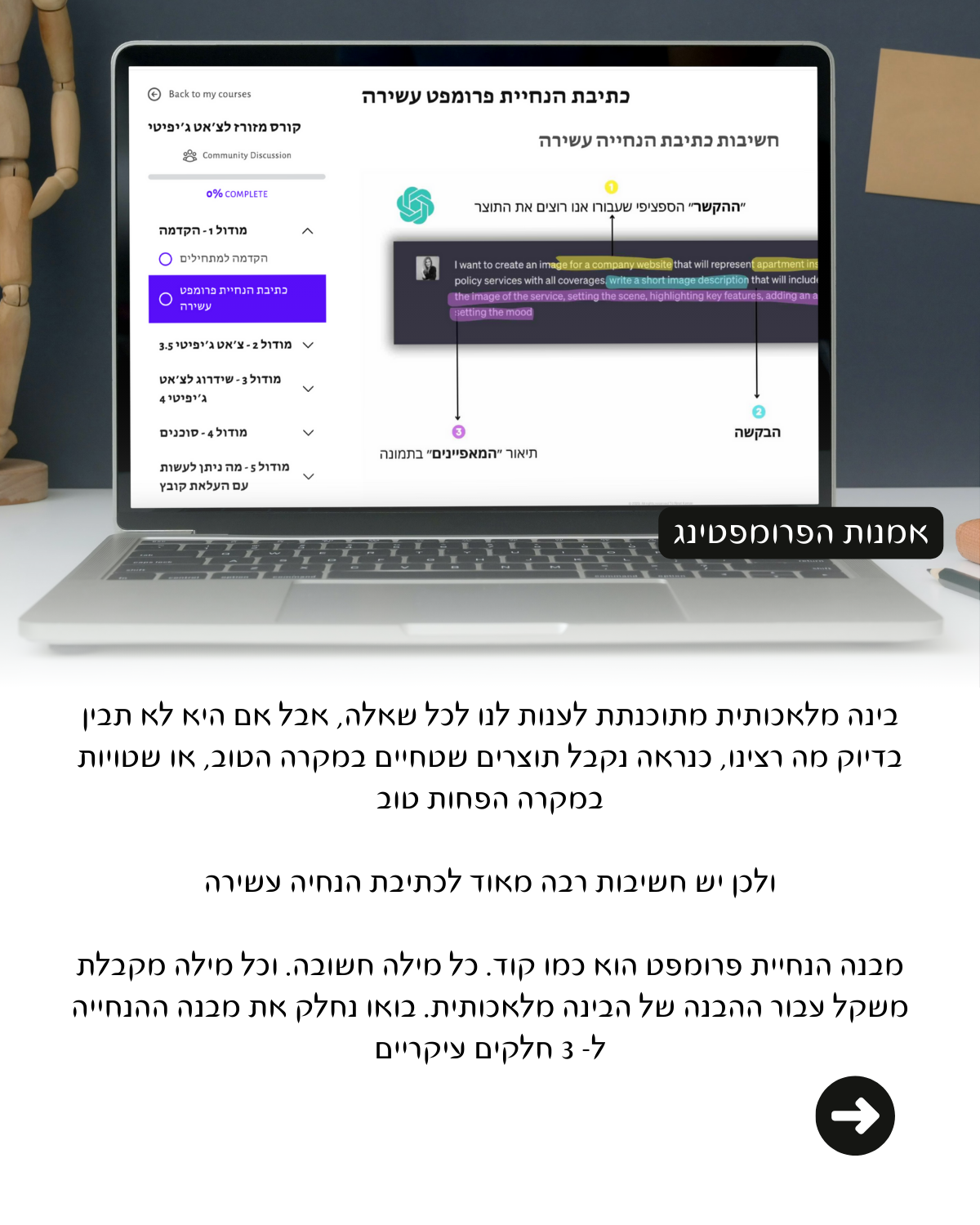 קורס צ׳אט ג׳יפיטי - 9 קסמים של הכלי החזק ביותר בבינה מלאכותית - Rinat Keinan