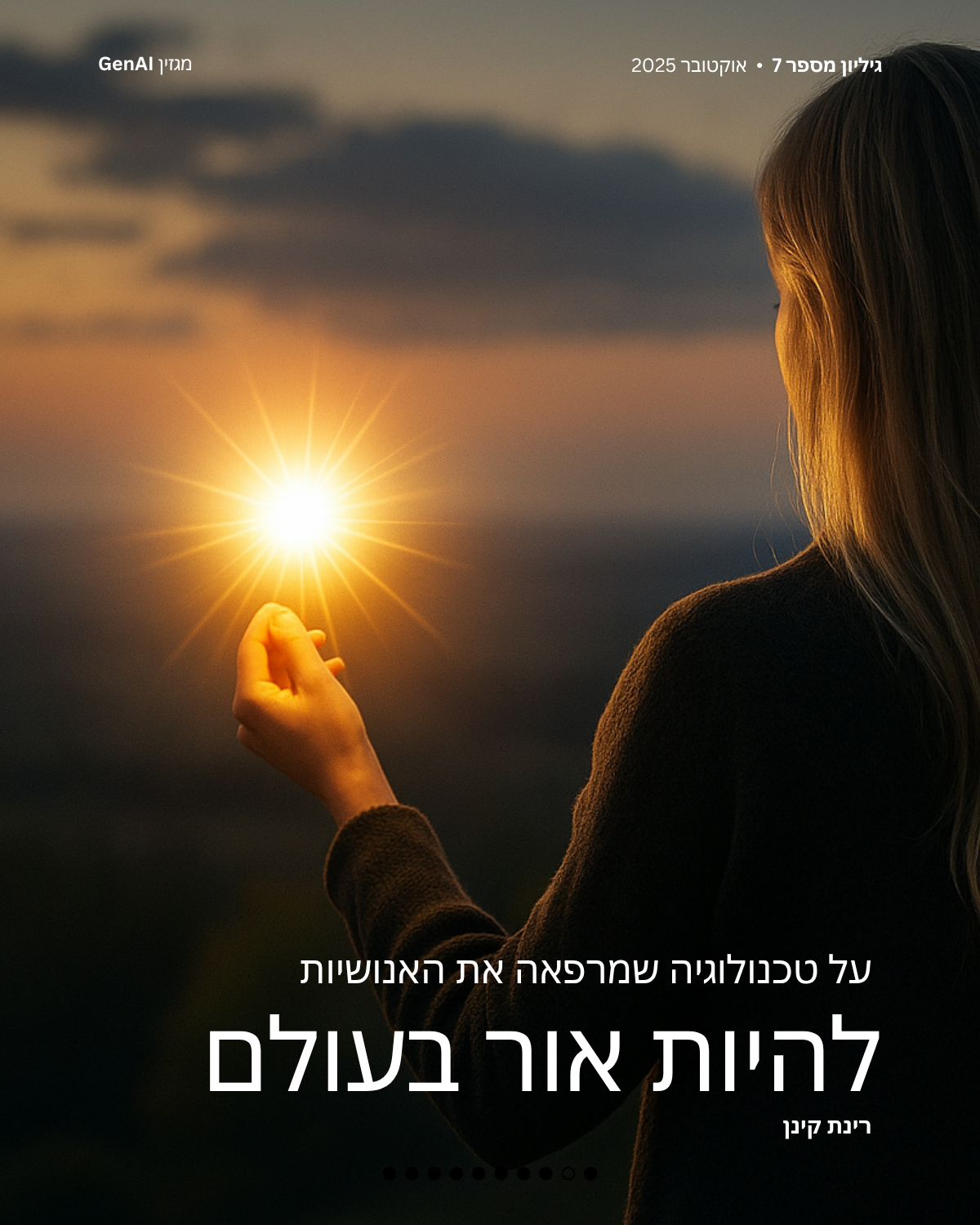 מגזין GenAI - בינת המרצים בישראל - מהדורה 7 - Rinat Keinan